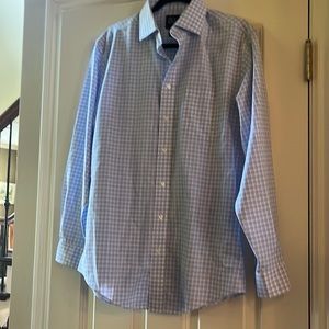 long sleeve men’s button up shirt, tailored fit